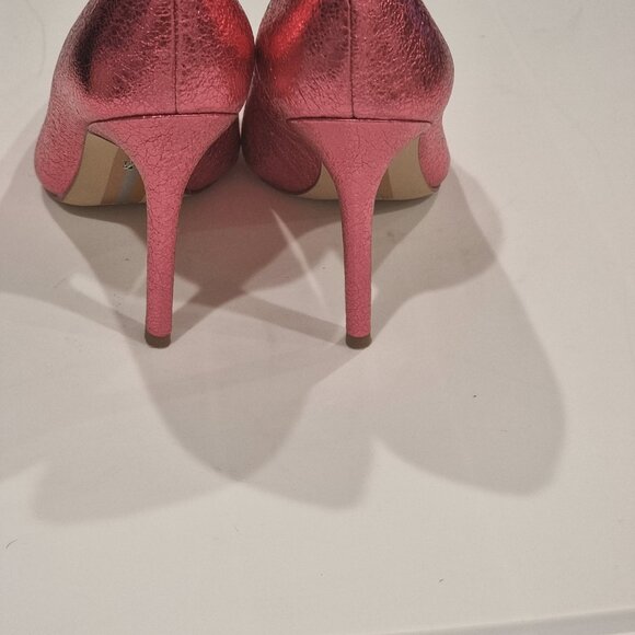 Sam Edelman Hazel Metallic Leather Pumps size 5.5M - Picture 4 of 5